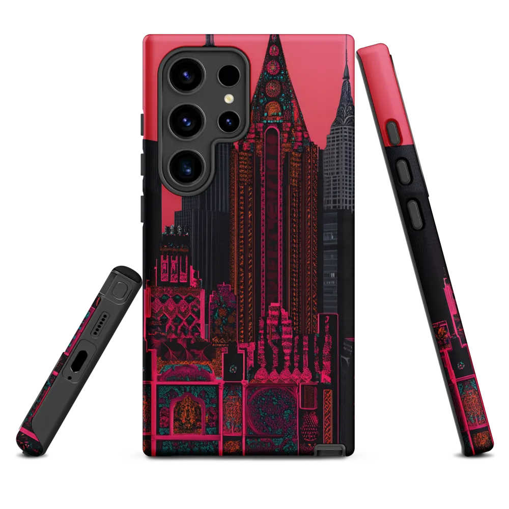 Urban Vibrance: A Digital Exploration of Skyscrapers