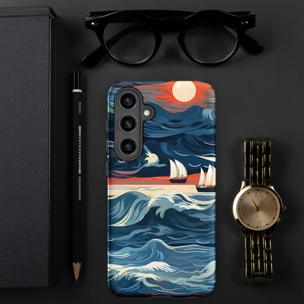 Ocean Whispers: A Voyage at Dusk