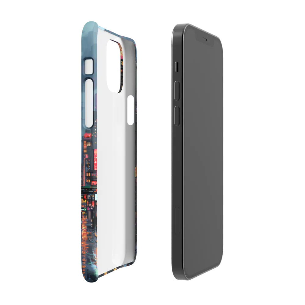 Neon Dreams: A Pixelated Urban Night
