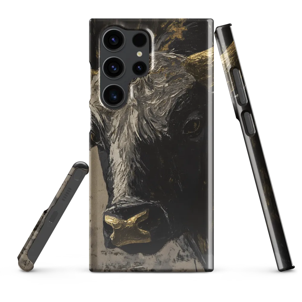 Majestic Bull: The Power in Black and Gold