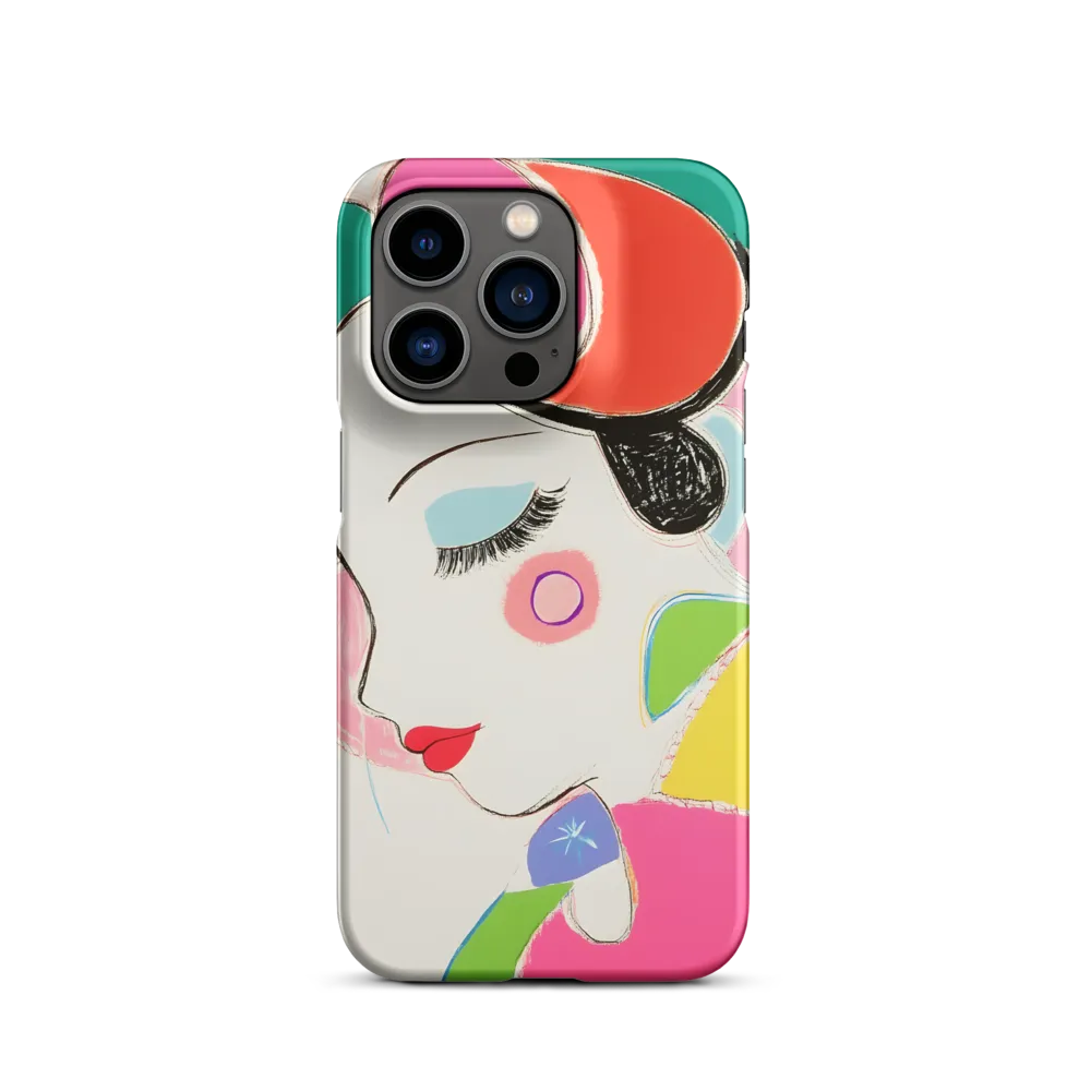 Whimsical Portrait in Colorful Abstraction