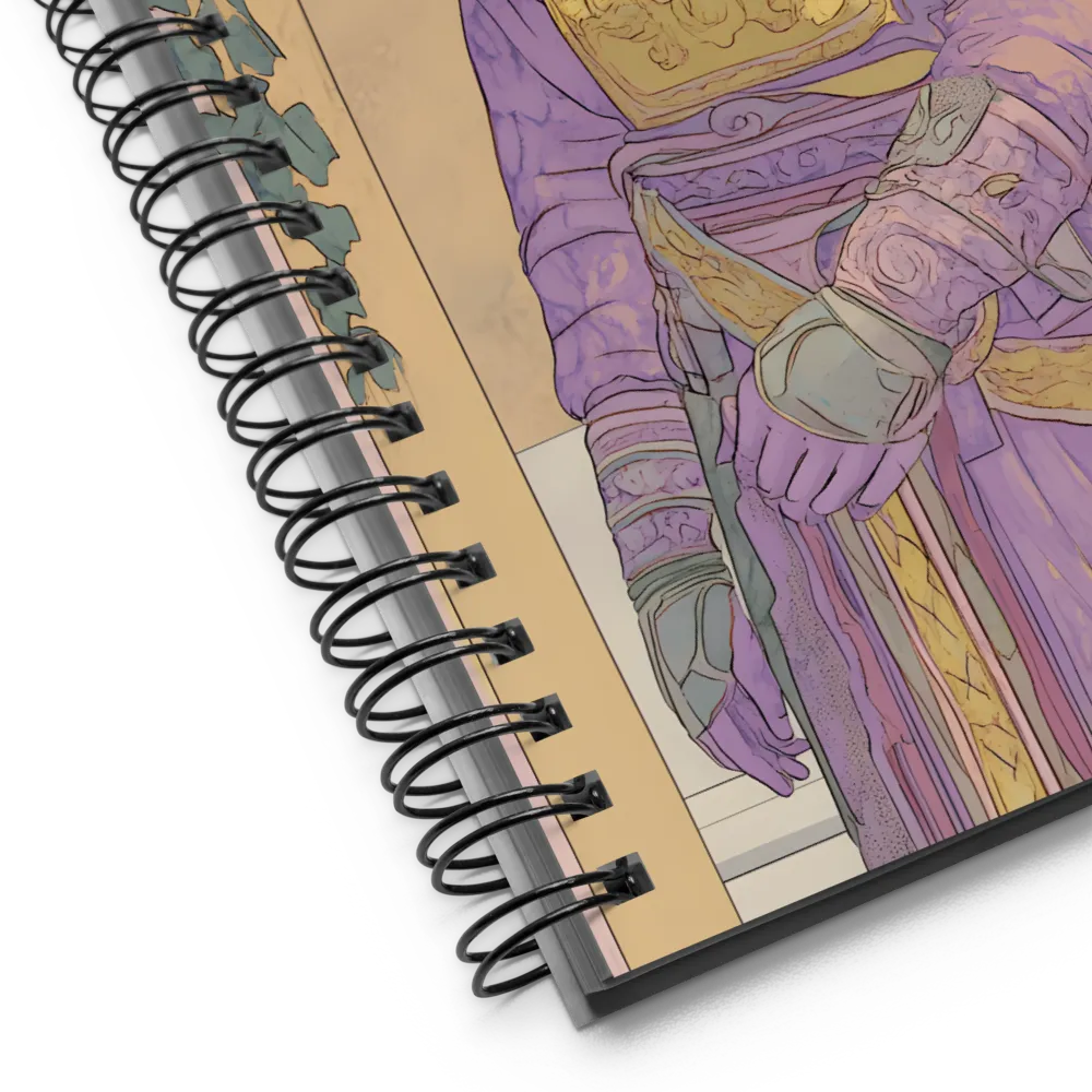 The Enigmatic Guardian | Spiral Notebook