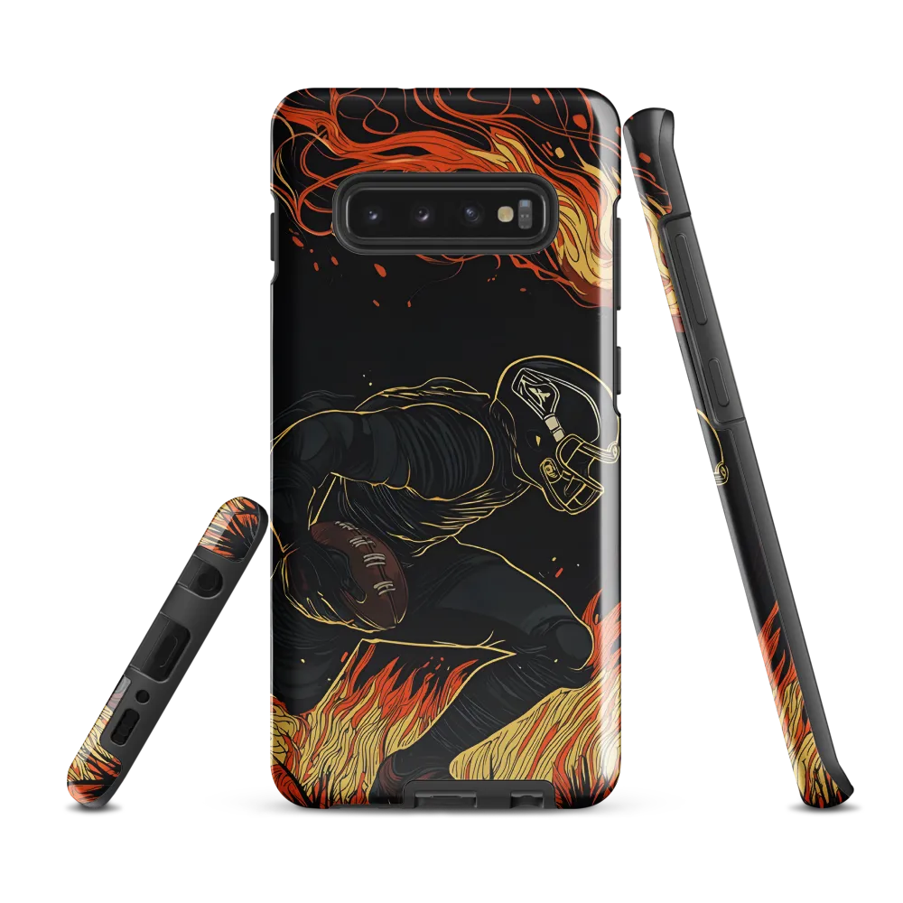 A Blaze of Glory: The Game in Motion | Phone Case |  S10 Plus | Tough Case | Glossy