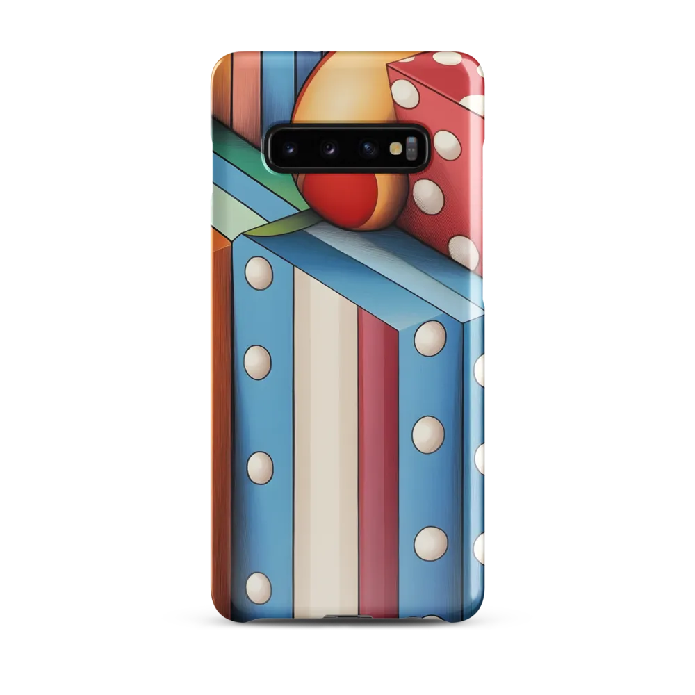 Vivid Geometry: A Playful Arrangement | Phone Case |  S10 Plus | Snap Case | Glossy