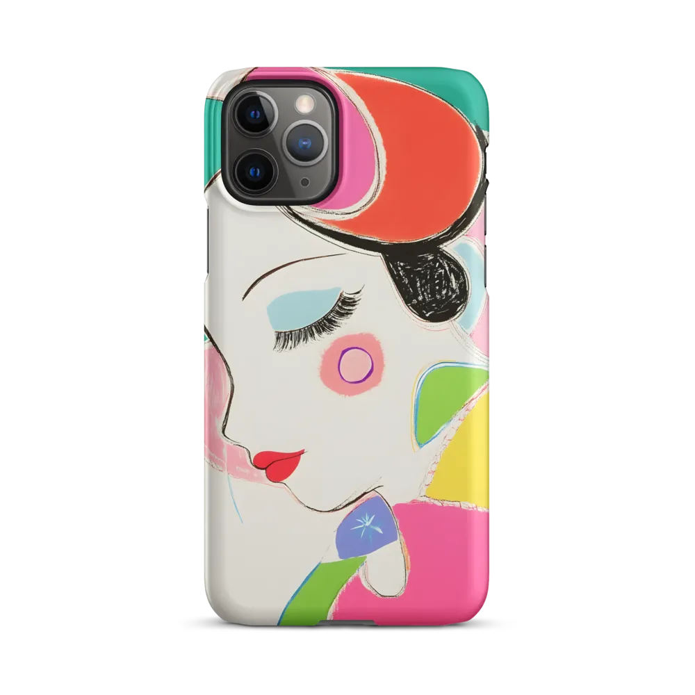 Whimsical Portrait in Colorful Abstraction