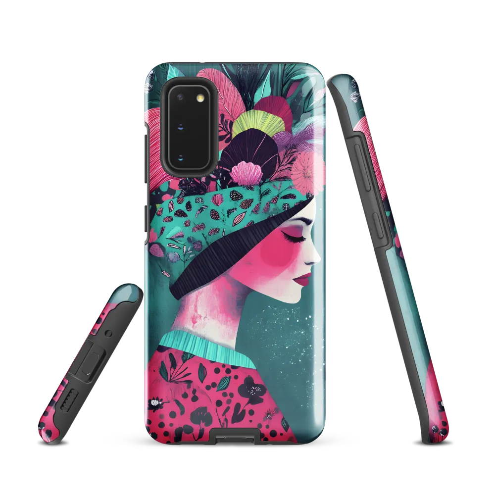Whimsical Floral Portrait