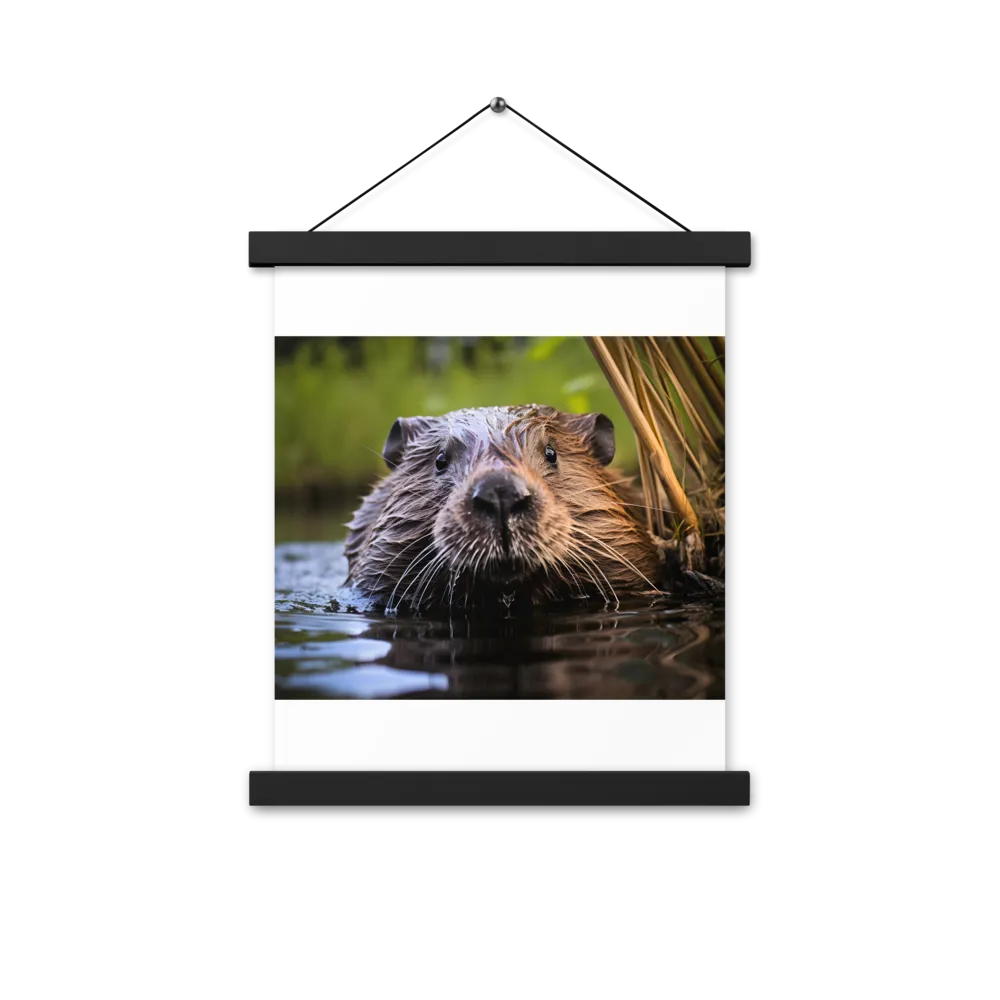 Emergence of the Beaver | Poster With Black Wood Hanger | 11″×14″