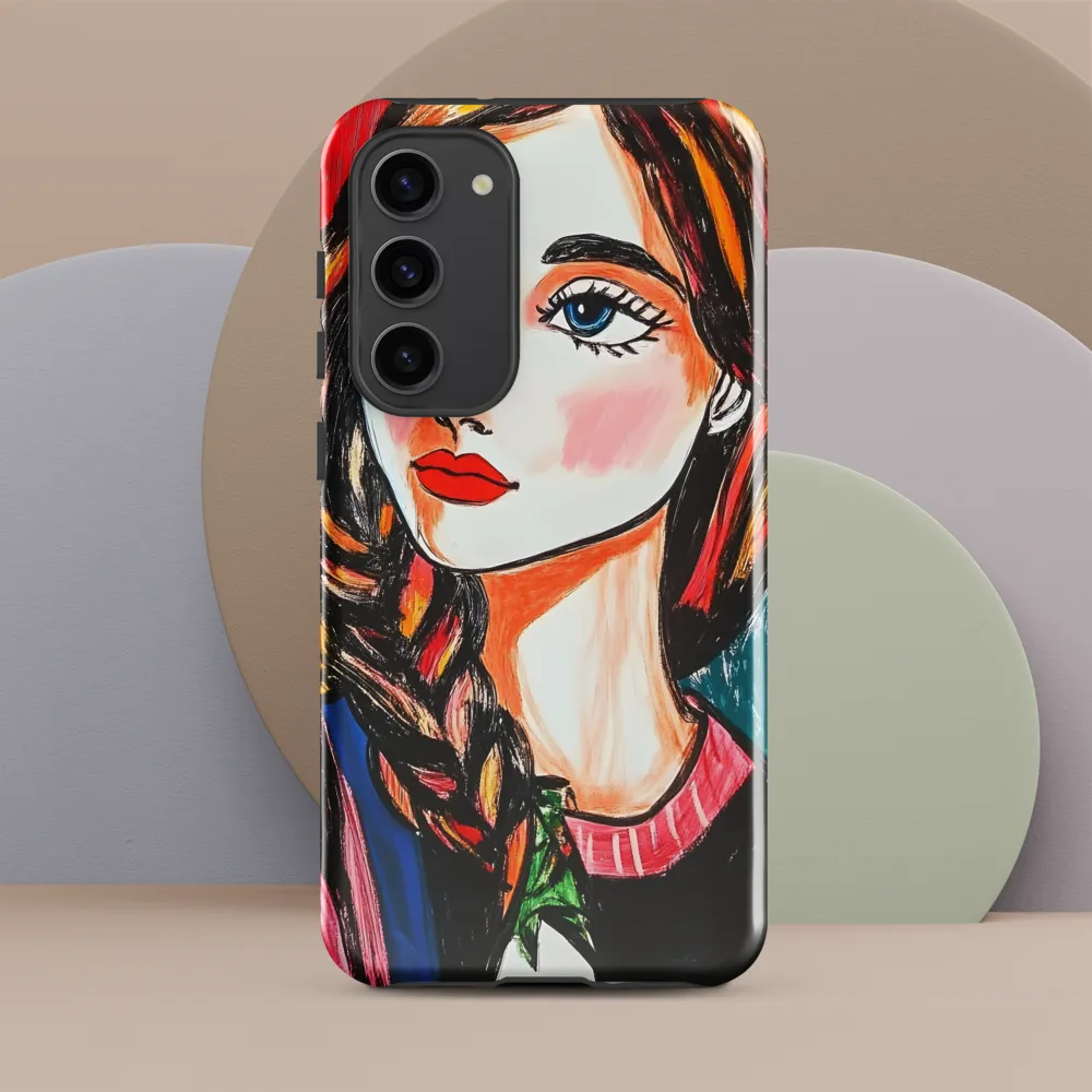 Confident Gaze | Phone Case |  S23 Plus | Tough Case | Glossy
