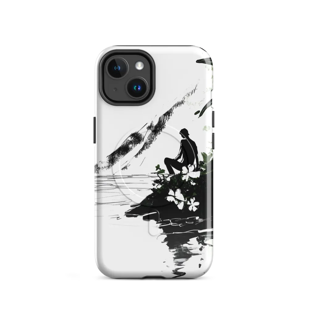 Contemplation by the Water | Phone Case |  14 | MagSafe® Tough Case | Glossy