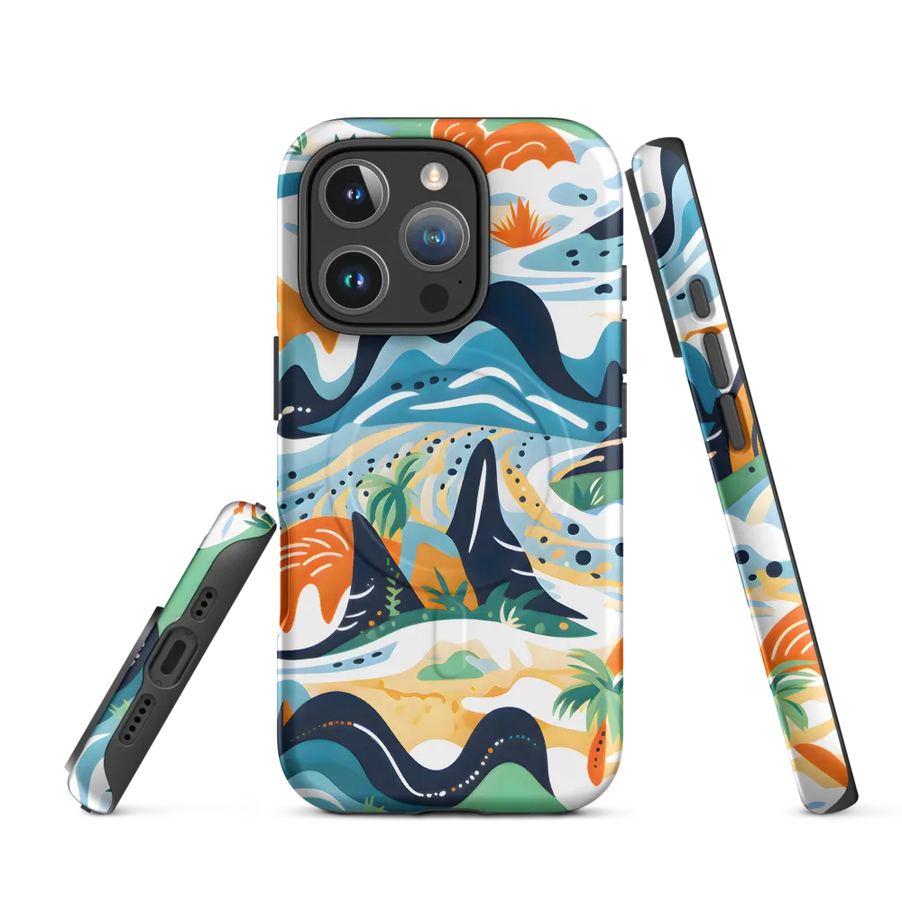Abstract Tropical Landscape