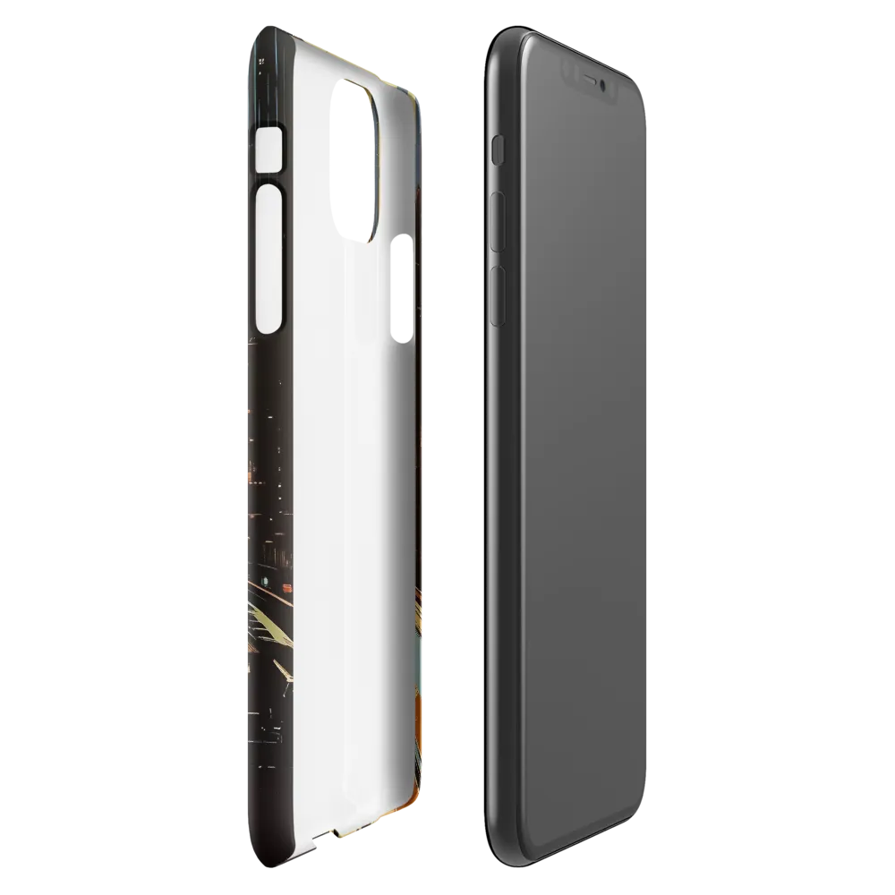 Metro Nexus: A Futuristic Cityscape | Phone Case |  11 Pro Max | Snap Case | Glossy