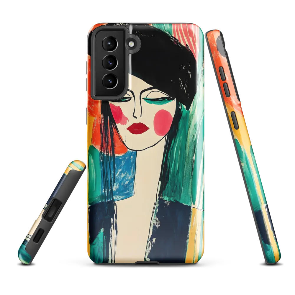 Portrait of Confidence | Phone Case |  S21 Plus | Tough Case | Glossy