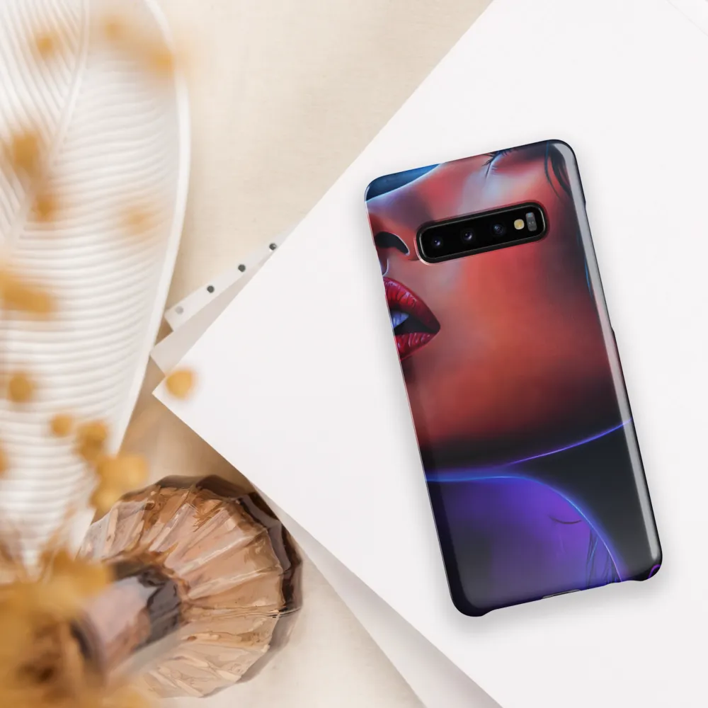 Ethereal Profile: A Pop Art Journey | Phone Case |  S10 Plus | Snap Case | Glossy