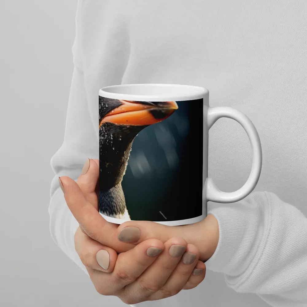 Silent Majesty: A Portrait of the Penguin | Mugs | Multiple Sizes & Colors