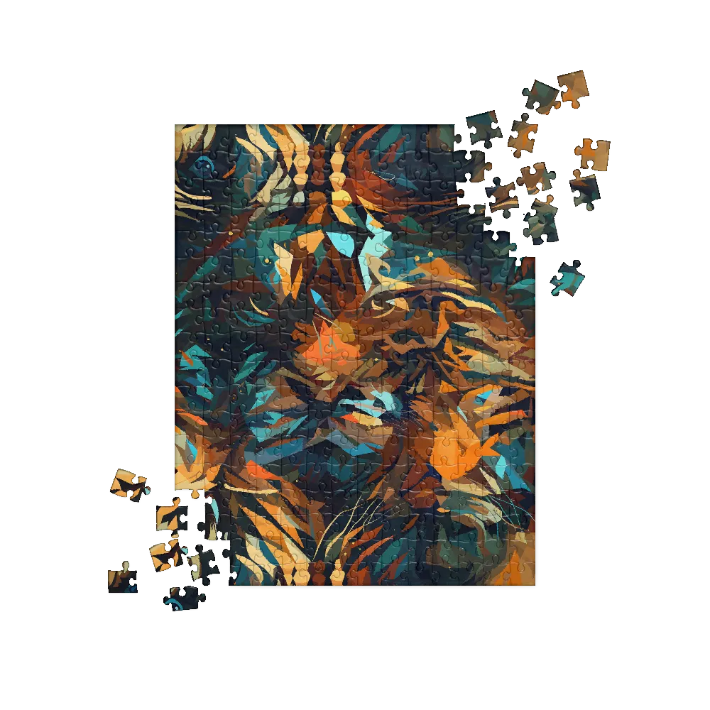 Wild Symphony: Abstract Tigers