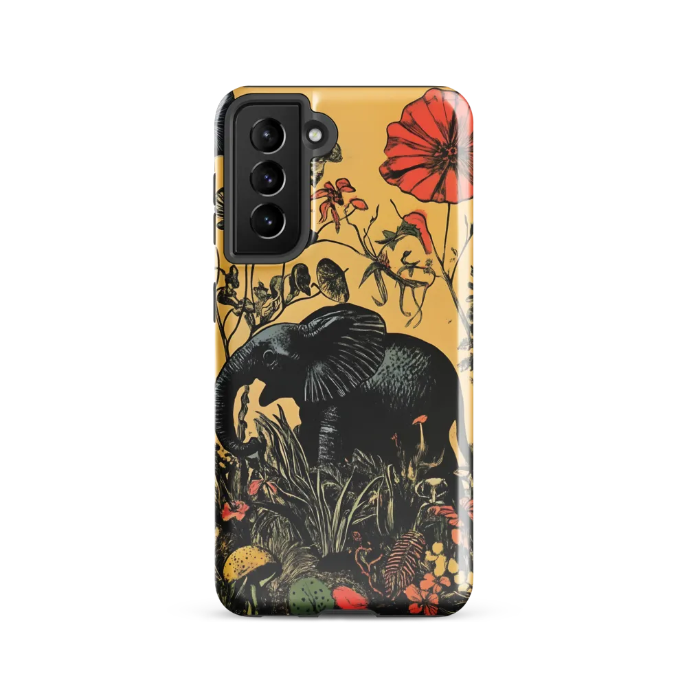 Floral Majesty: The Elephant's Sanctuary