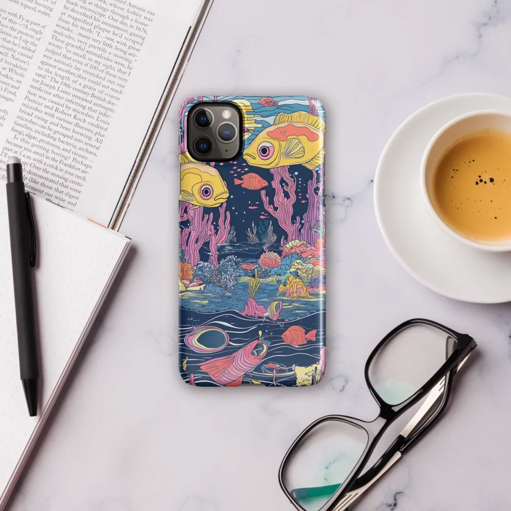 Underwater Dreamscape: A Playful Encounter | Phone Case |  11 Pro Max | Snap Case | Glossy