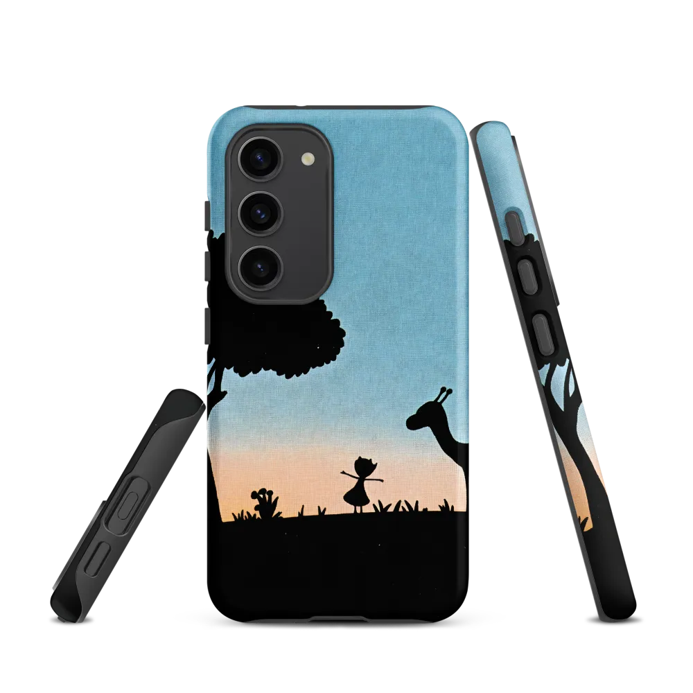 Curiosity in the Silhouette | Phone Case |  S23 | Tough Case | Matte
