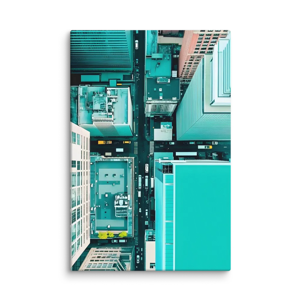 Urban Geometry: Aerial Perspective | Canvas | 24″×36″