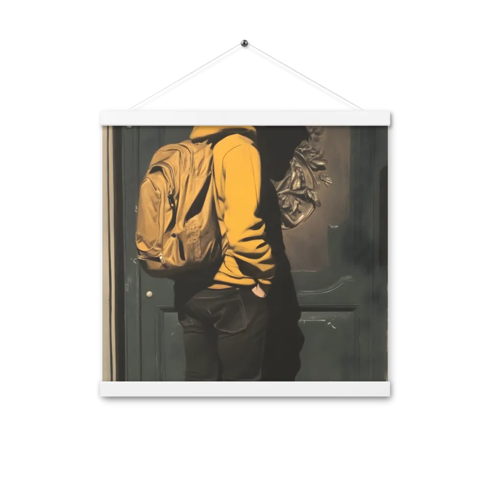Silent Reflection | Poster With White Wood Hanger | 16″×16″