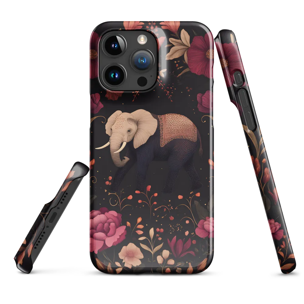 Whispers of the Wild: Elephants and Blooms