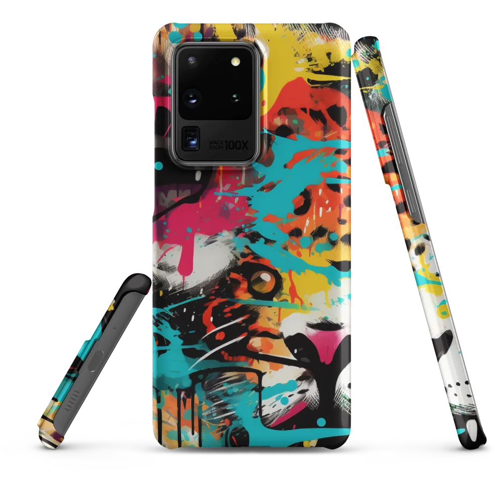 Fierce Fusion: Tiger and Lion in Graffiti