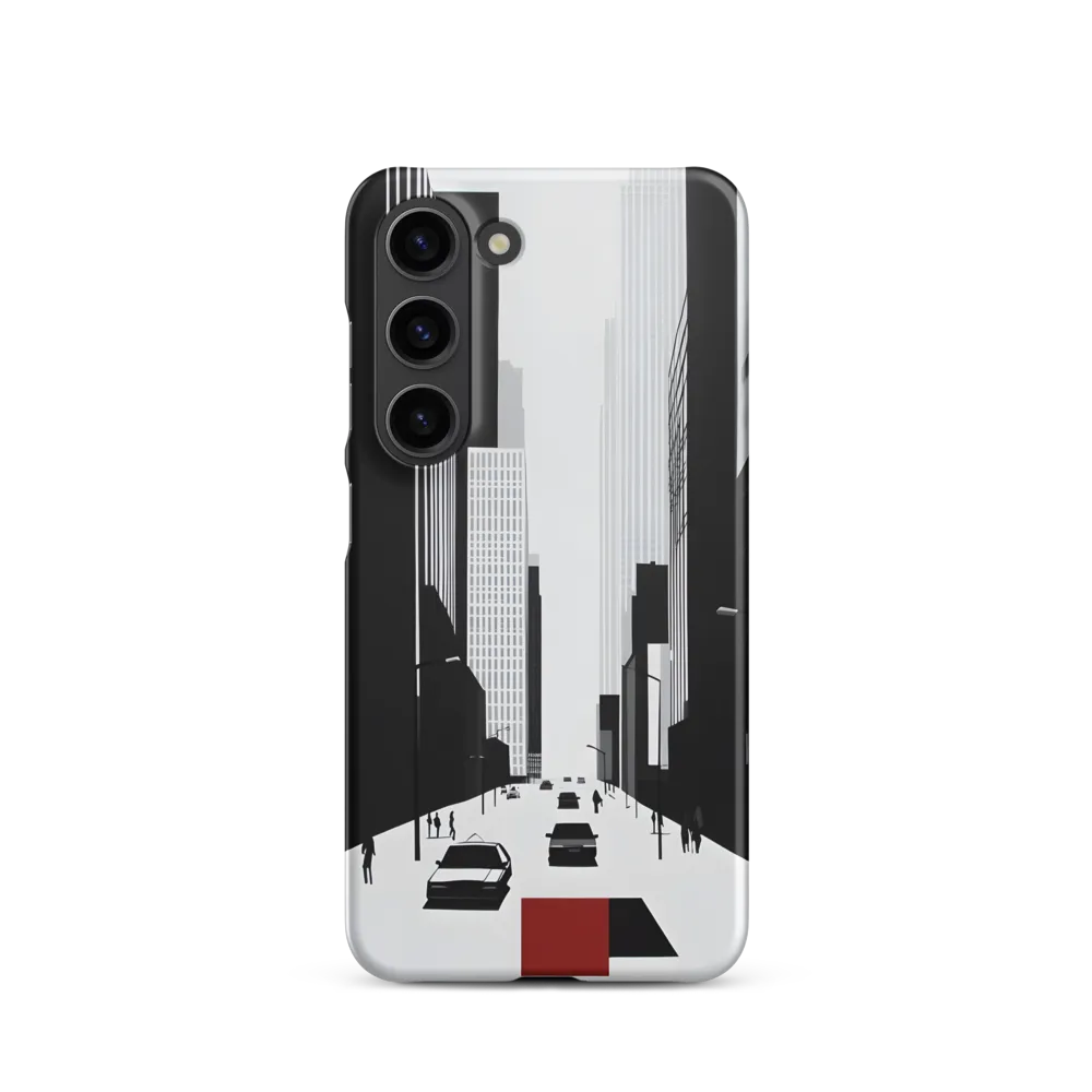 Urban Solitude: A Minimalistic Cityscape