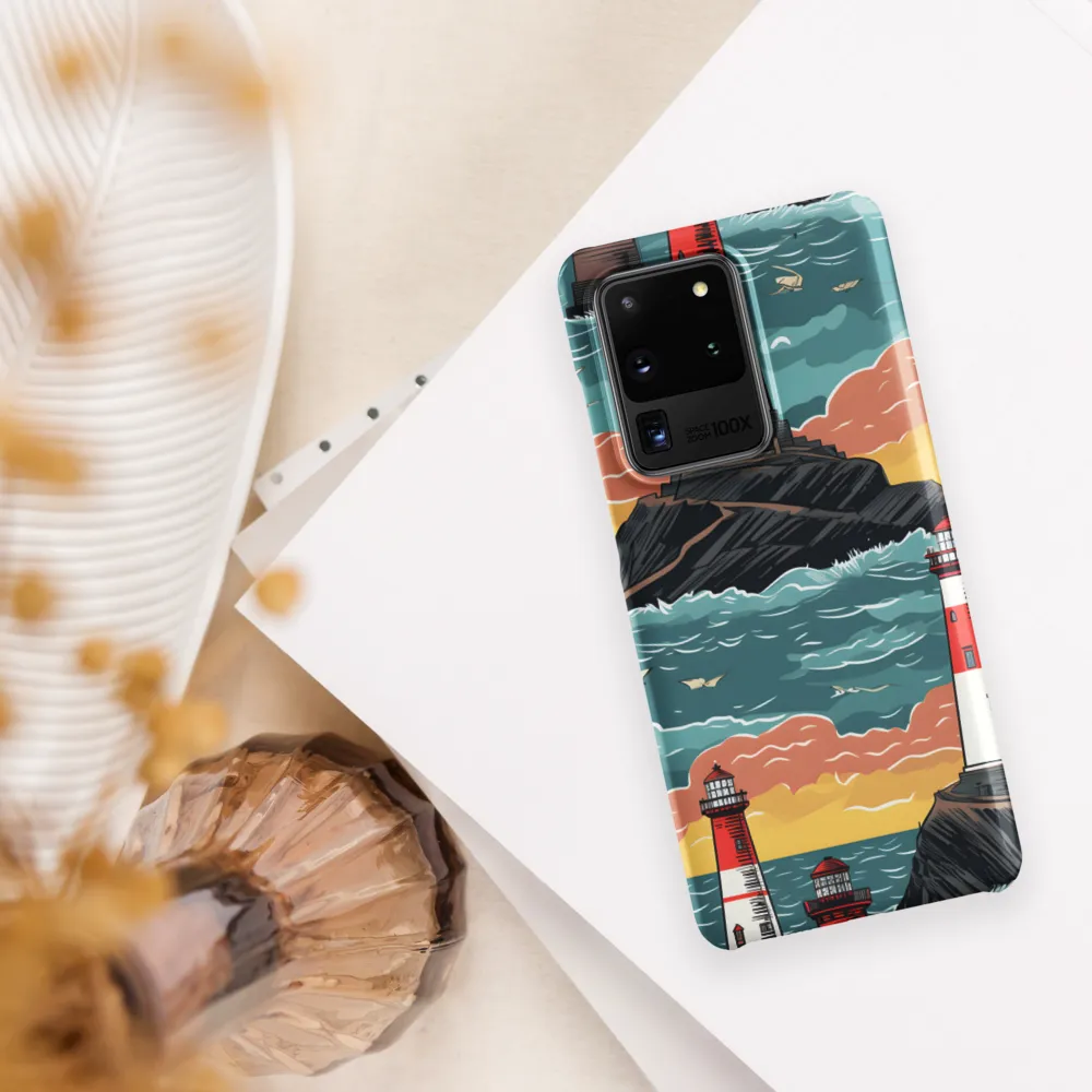 Lighthouses in a Whimsical Ocean