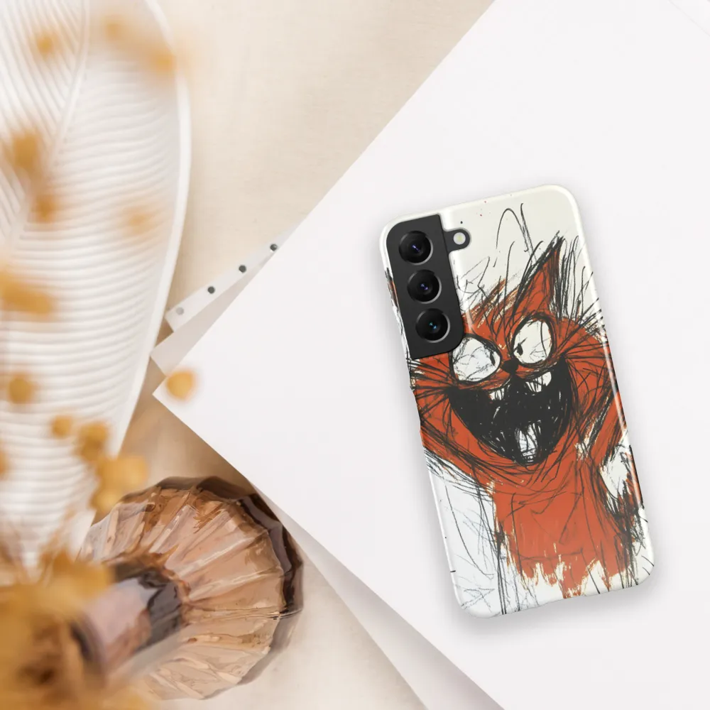 Joyful Cat Creation | Phone Case |  S22 | Snap Case | Glossy