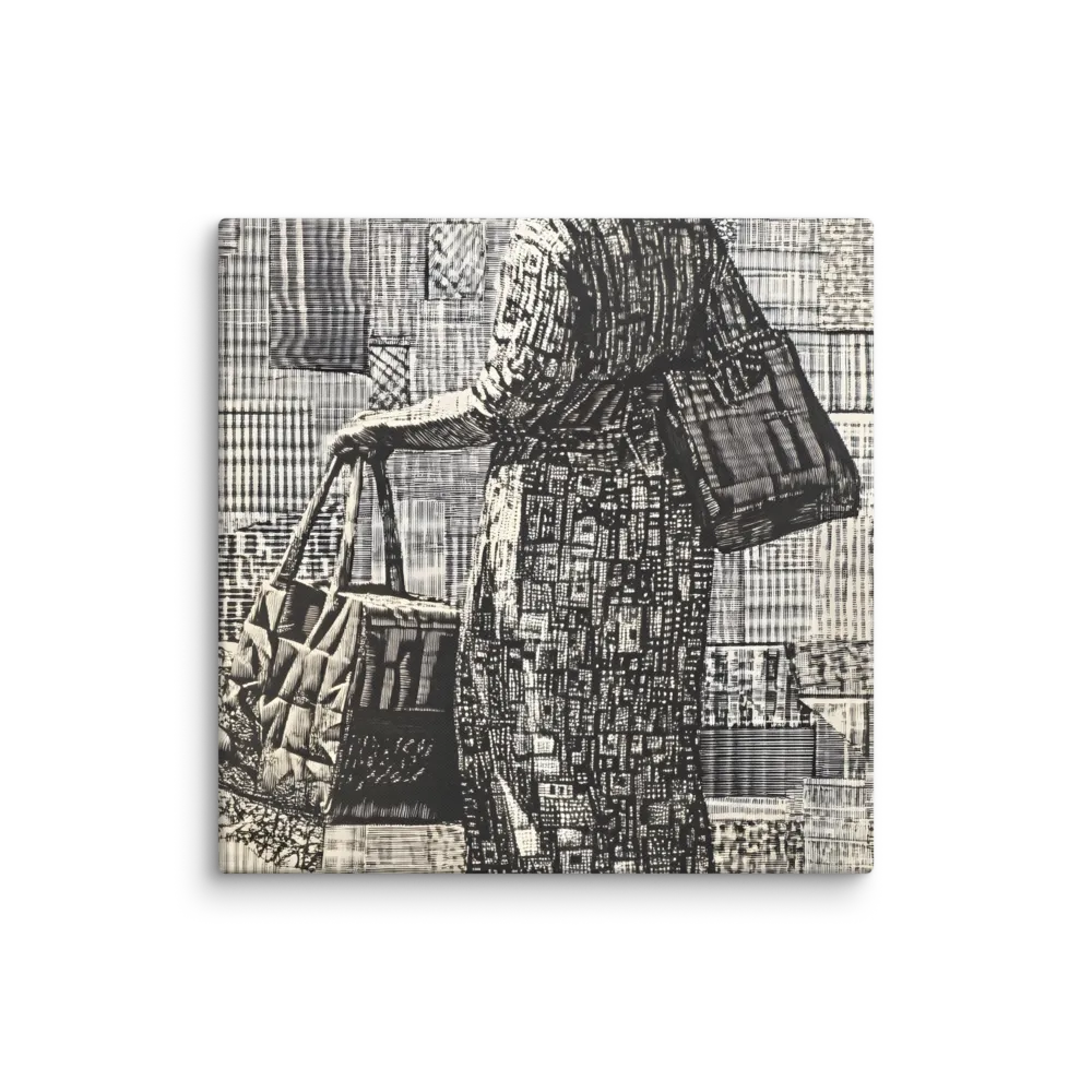Urban Reflections: A Shopping Narrative | Canvas | 18″×18″
