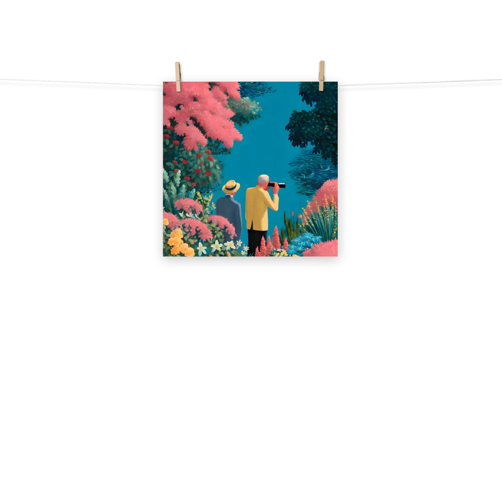 Pondside Observation 
 Poster | 18″x 18″