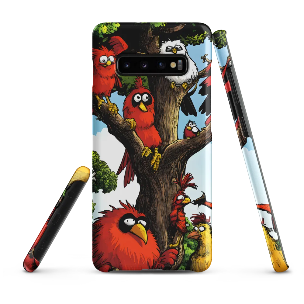 Whimsical Avian Gathering