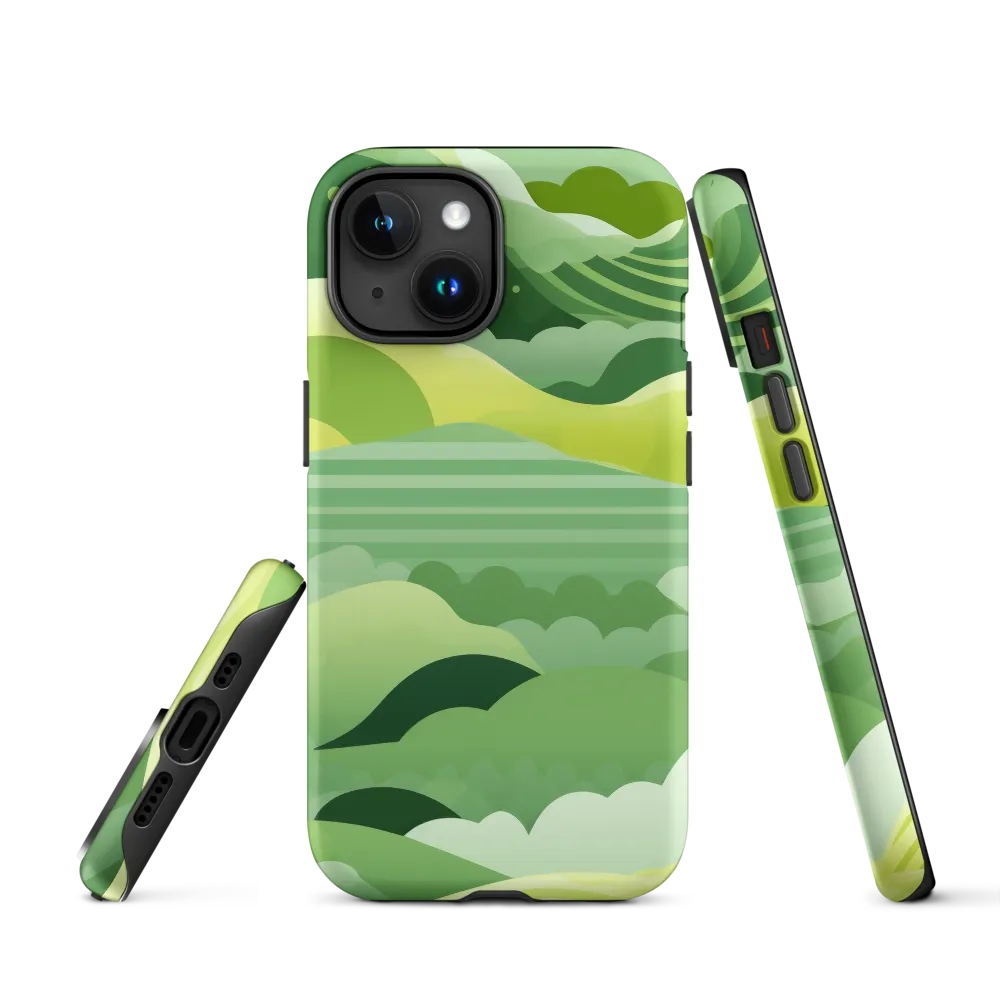 Tranquility in Green Waves