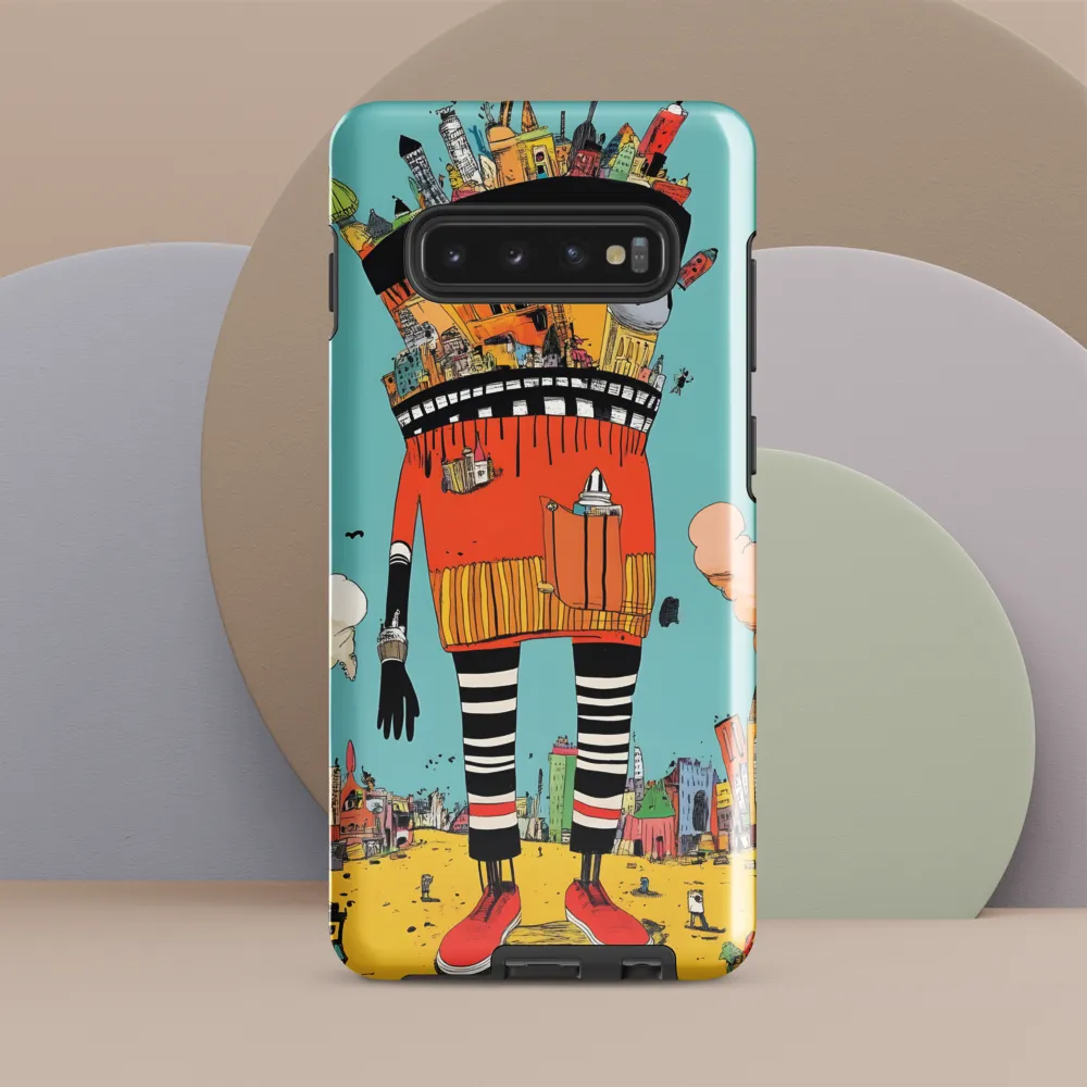 Urban Fantasia: A Whimsical Encounter | Phone Case |  S10 Plus | Tough Case | Glossy