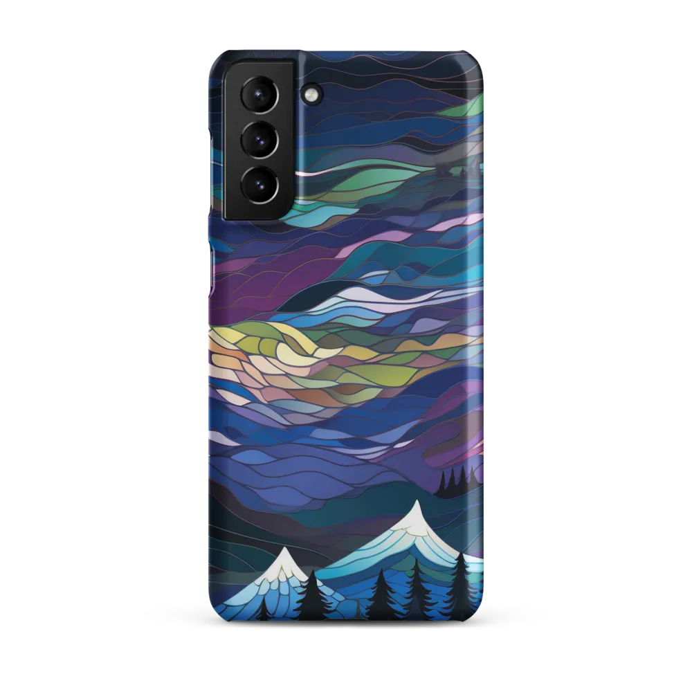 Twilight Peaks: An Abstract Mountain Landscape