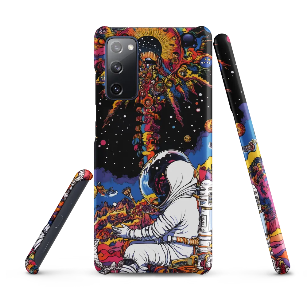 Cosmic Wonder: An Astronaut's Journey Through Color | Phone Case |  S20 FE | Snap Case | Matte