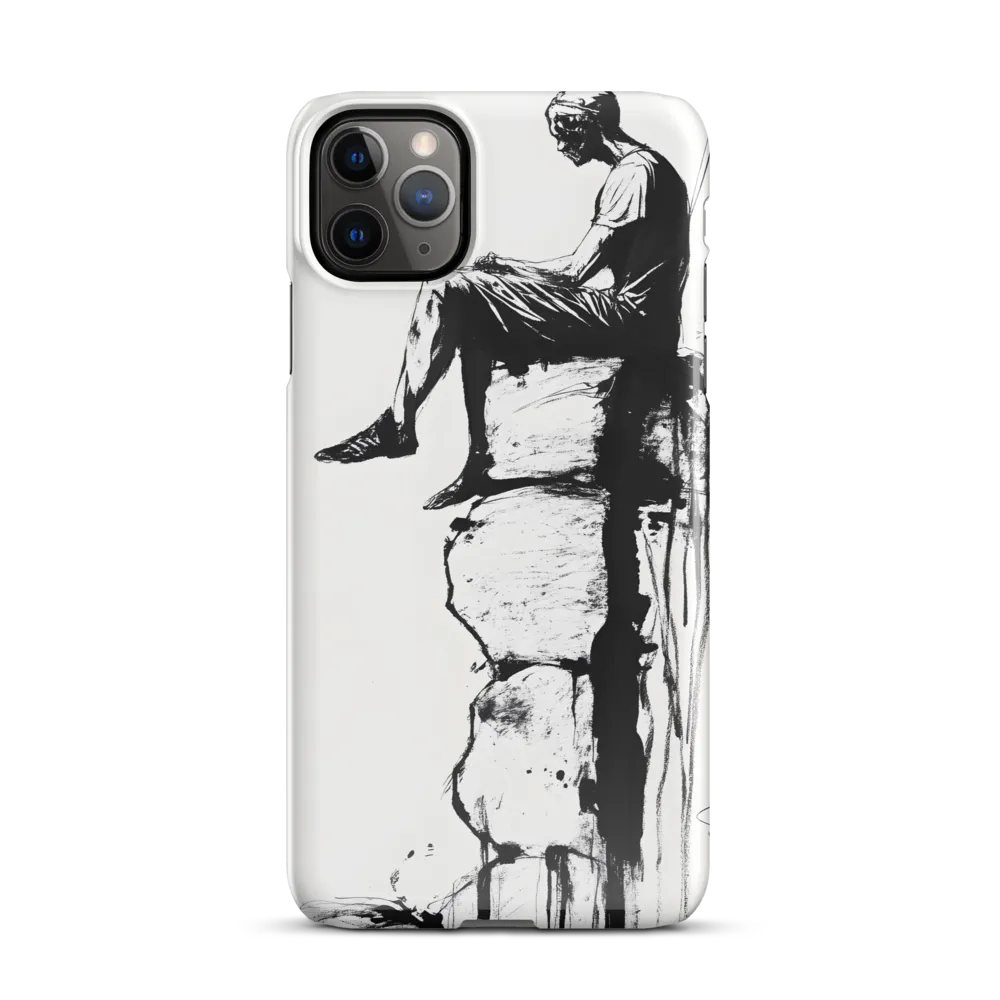 Contemplation on the Edge | Phone Case |  11 Pro Max | Snap Case | Glossy