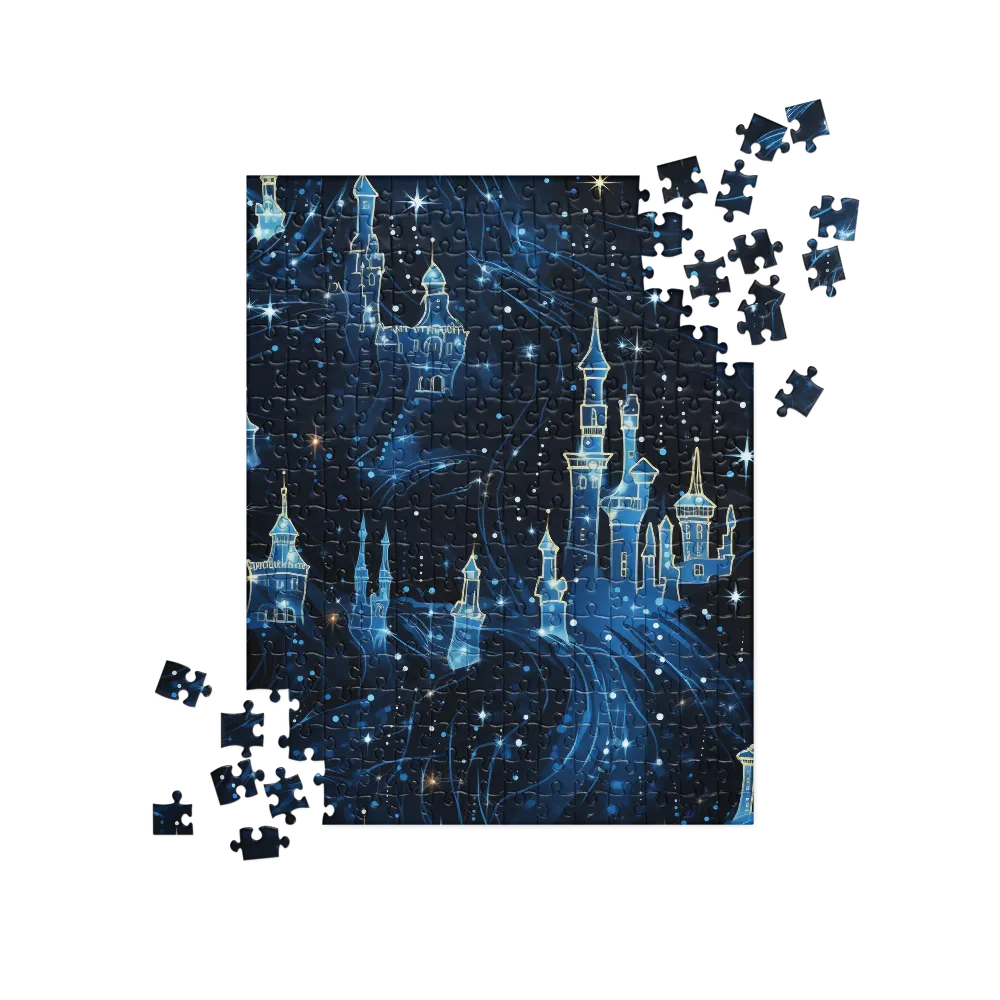 Dreamy Castles in a Starry Sky | Jigsaw Puzzle | 252/520 pieces