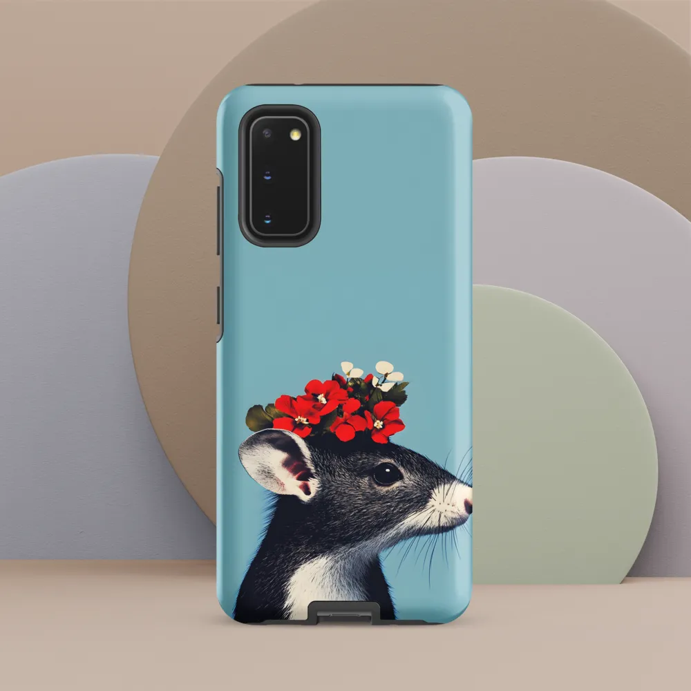 Whimsical Flora: A Mouse's Floral Crown