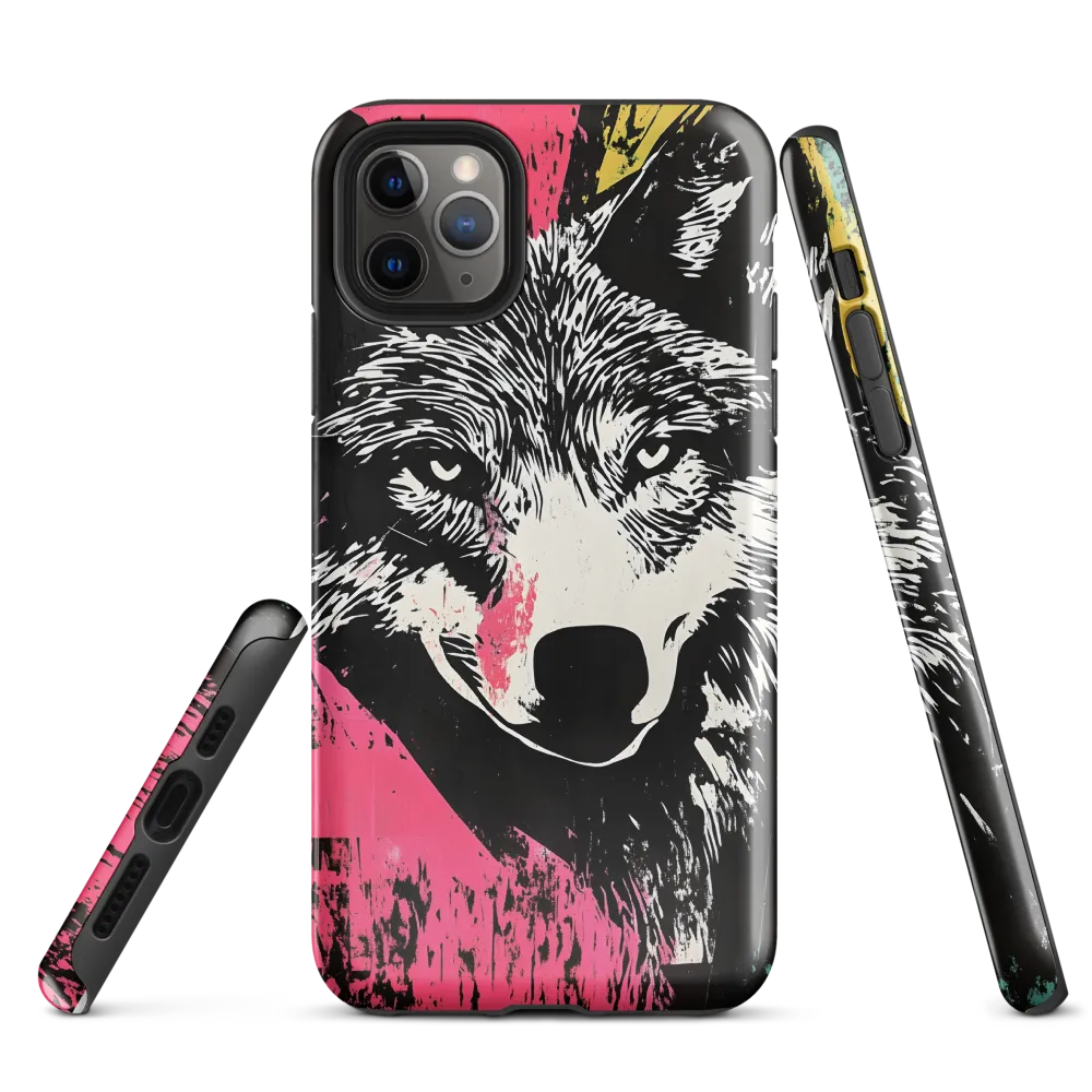 Intense Gaze of the Wolf | Phone Case |  11 Pro Max | Tough Case | Glossy