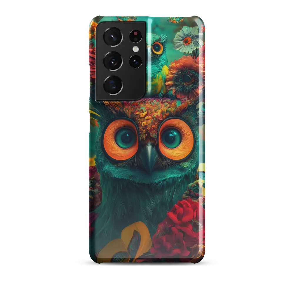 Majestic Harmony: The Floral Owl