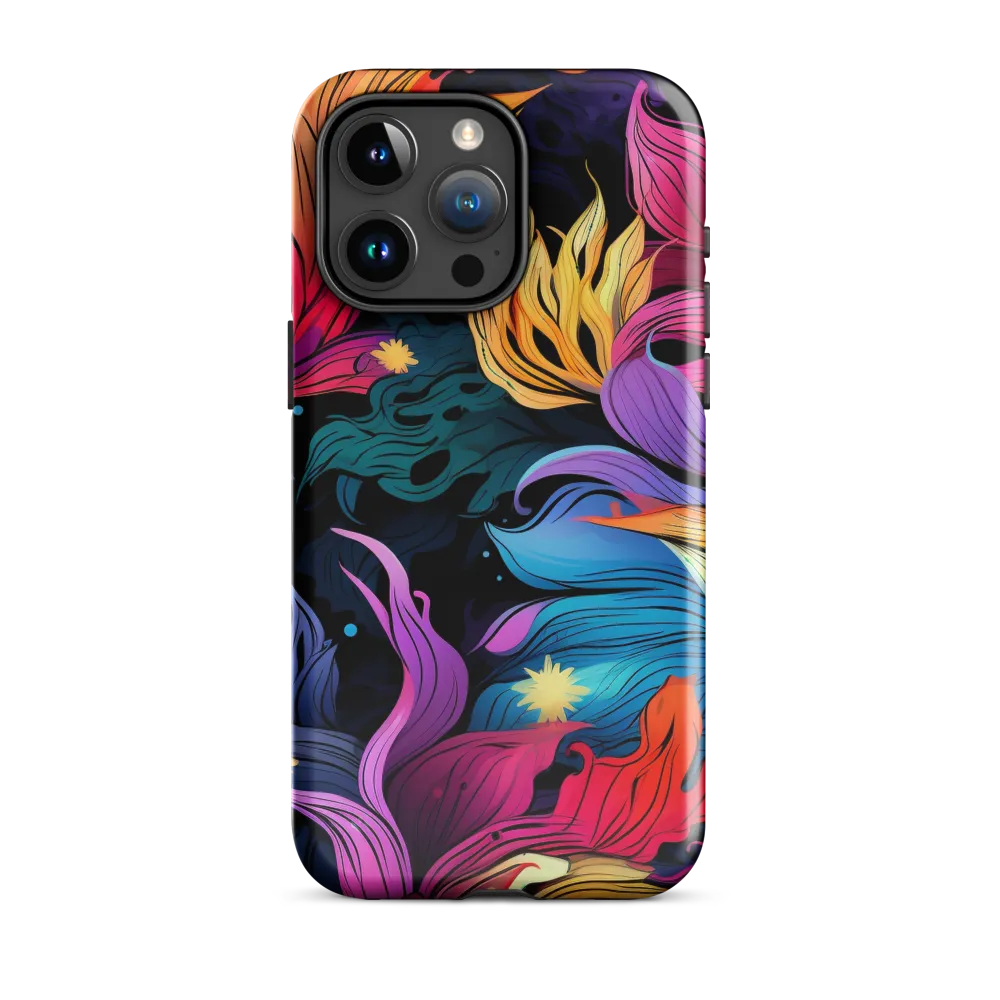 Floral Symphony | Phone Case |  15 Pro Max | Tough Case | Glossy