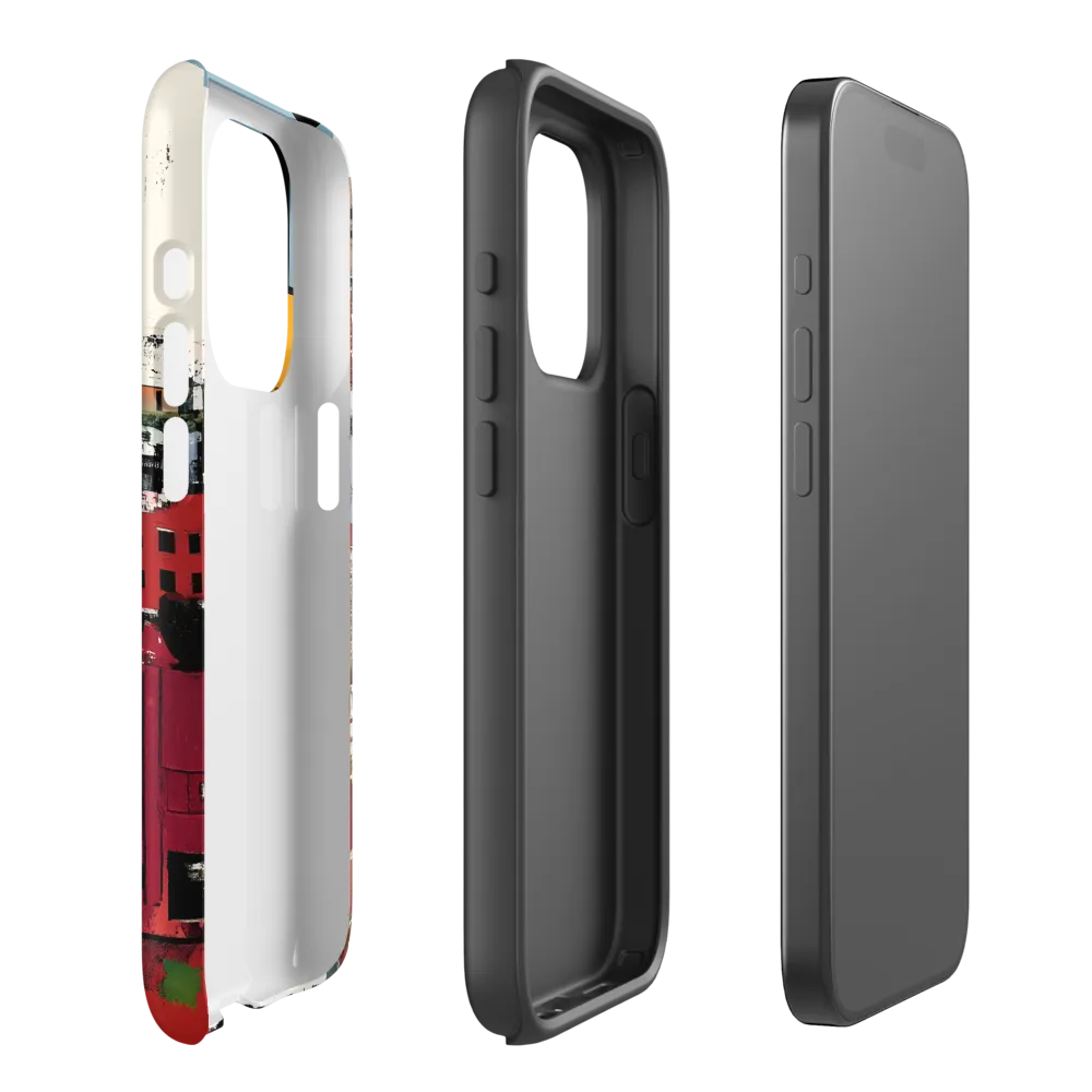 Urban Collage: A Vivid Cityscape | Phone Case |  15 Pro | Tough Case | Matte