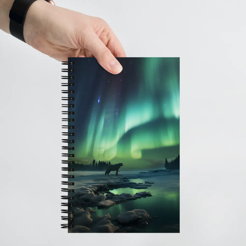 Auroral Guardianship | Spiral Notebook