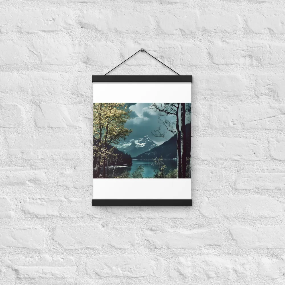 Whispers of Tranquility | Poster With Black Wood Hanger | 12″×16″