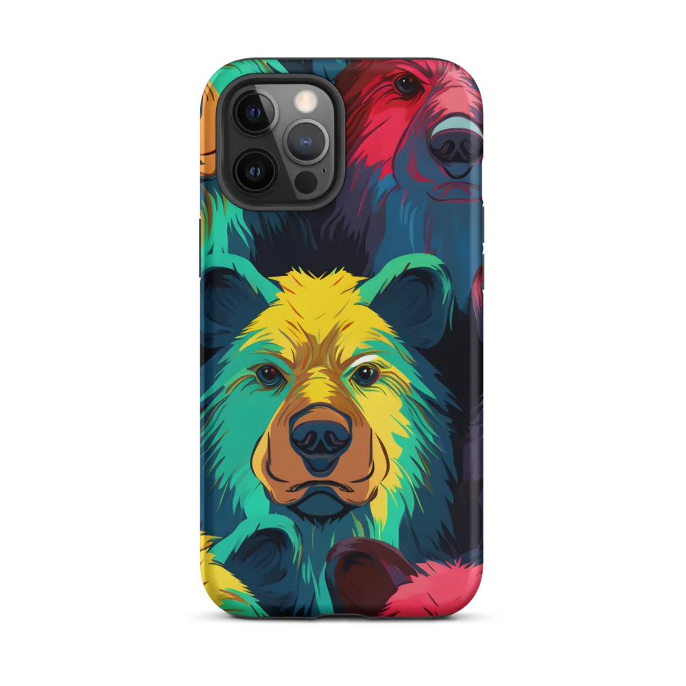 The Colorful Essence of Bears | Phone Case |  12 Pro Max | Tough Case | Matte