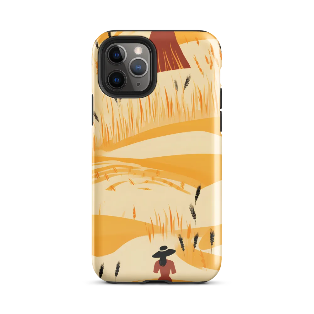 Embracing the Fields: A Floral Journey | Phone Case |  11 Pro | Tough Case | Glossy