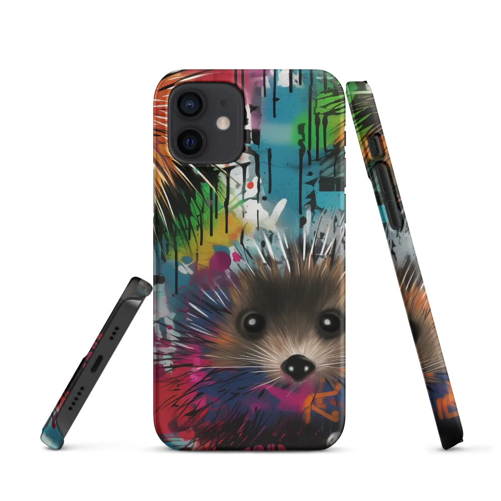 Whimsical Hedgehogs in a Kaleidoscopic Wonderland | Phone Case |  12 | Snap Case | Matte