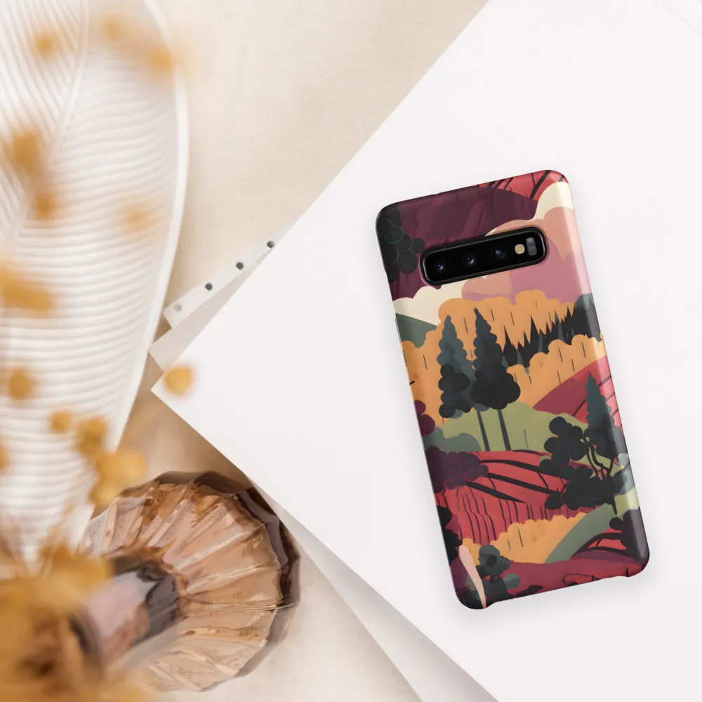 Harmony of Grapes and Life | Phone Case |  S10 | Snap Case | Matte