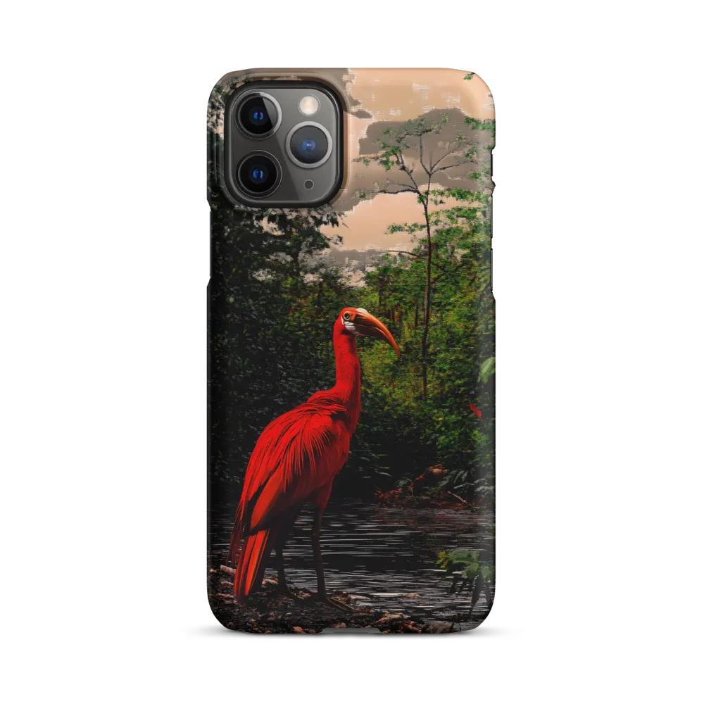 Enigmatic Elegance: The Scarlet Observer